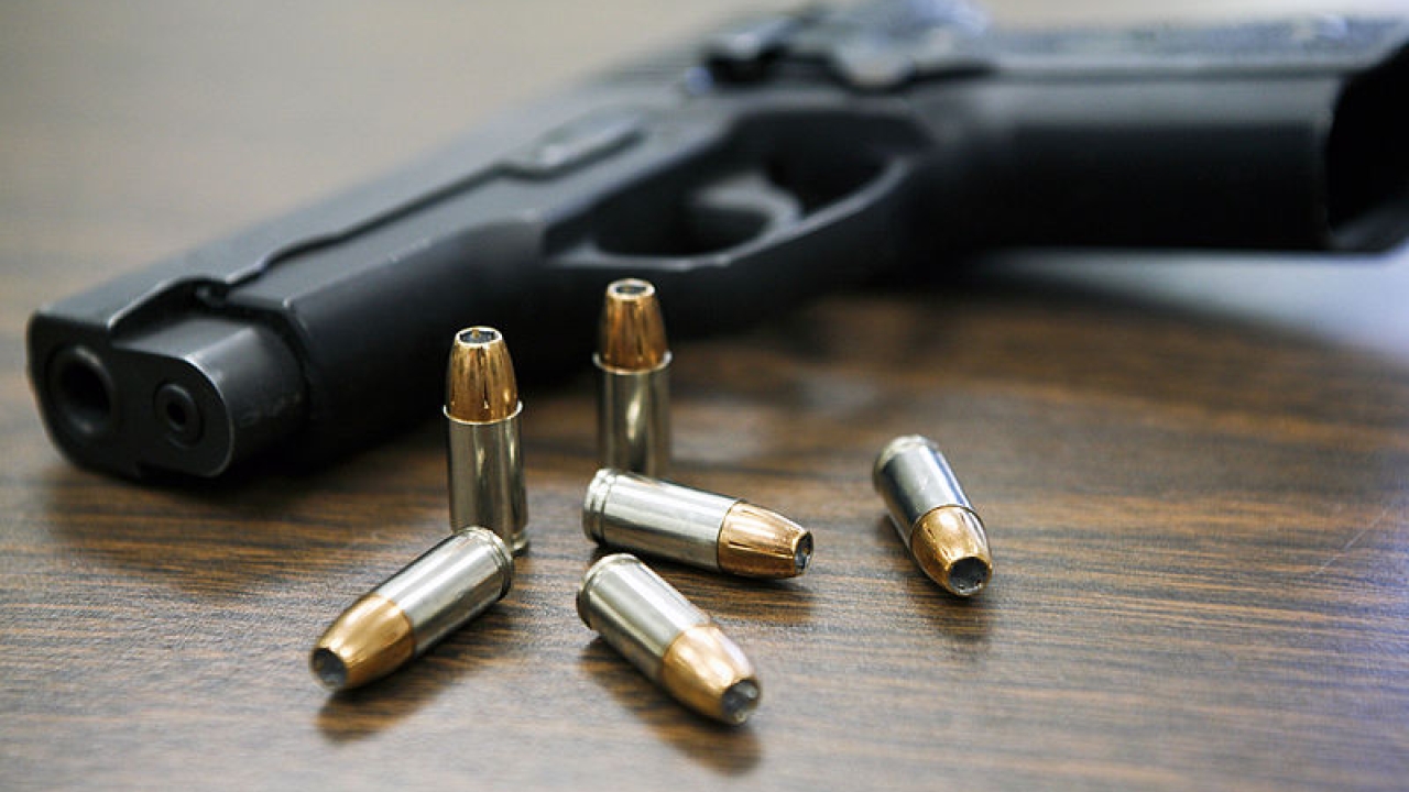 gun and bullets