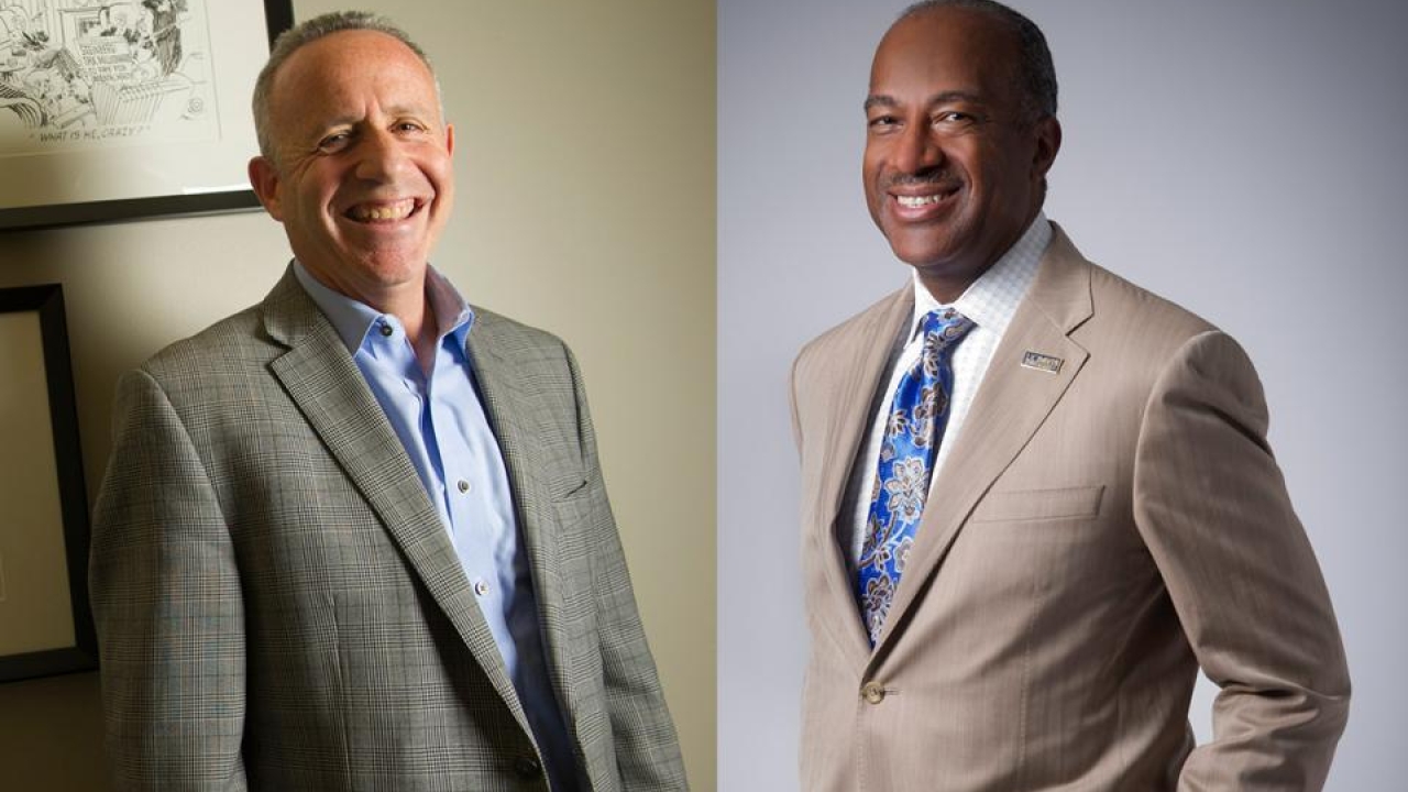 Darrell Steinberg and Gary May