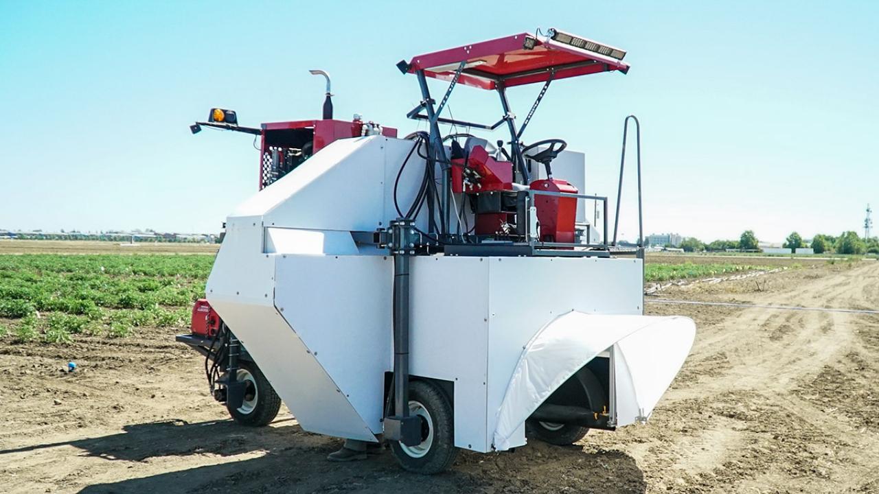 Smart Farm has crop-identifying machines that can tell crops from weeds.