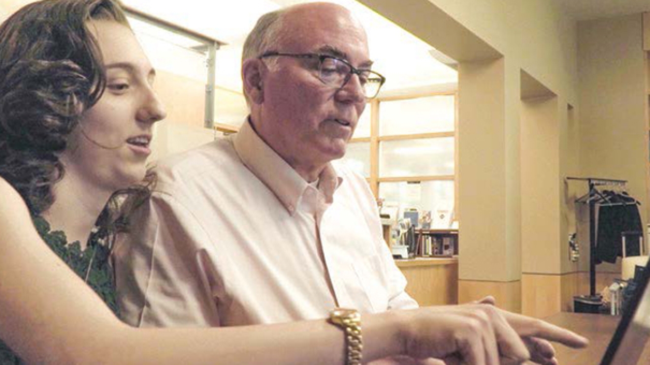 Zoe Eiselt, 19, and father Kurt at the MIND Institute. Zoe dreams of college, getting married, having a family and traveling. Zoe Eiselt, 19, and father Kurt at the MIND Institute. Zoe dreams of college, getting married, having a family and traveling.