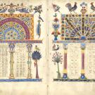 Two of the richly illustrated 'missing pages' from the Zeytun Gospels, subject of UC Davis art history professor's book 