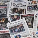 newspaper clippings of mass shootings in america