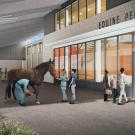 Artist rendering of the Equine Performance Center
